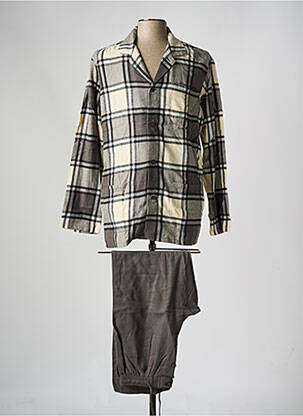 Pyjama tissage jersey gris CHRISTIAN CANE homme