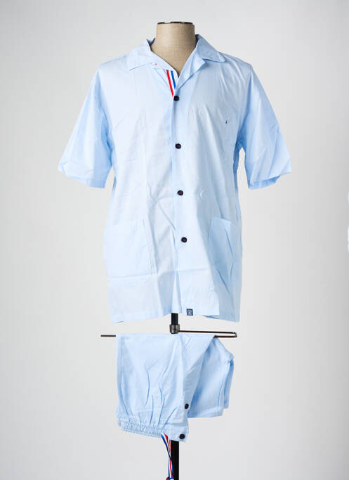Pyjashort bleu ARTHUR pour homme