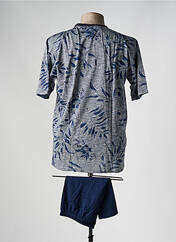 Pyjashort bleu MASSANA pour homme seconde vue