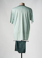 Pyjashort vert MASSANA pour homme seconde vue