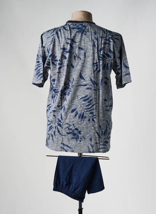 Pyjashort bleu MASSANA pour homme