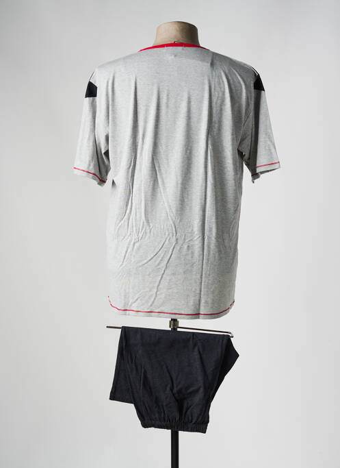 Pyjashort gris MASSANA pour homme