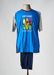 Pyjashort bleu MASSANA pour homme seconde vue