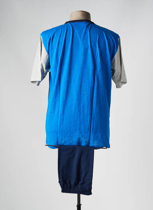 Pyjashort bleu MASSANA pour homme