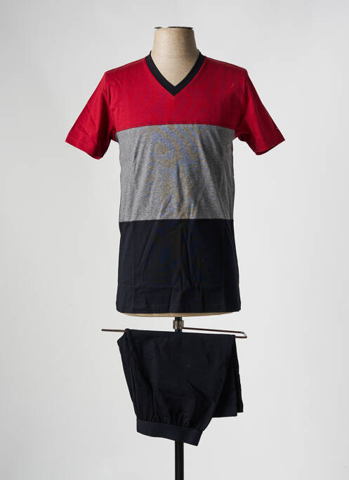 Pyjashort rouge EDEN PARK pour homme