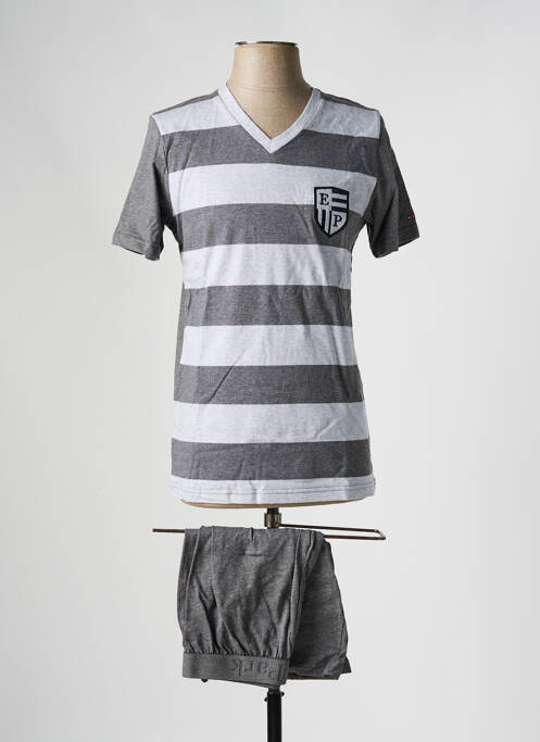 Pyjashort gris EDEN PARK pour homme