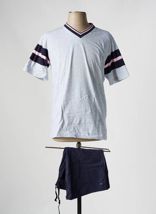 Pyjashort gris EDEN PARK pour homme