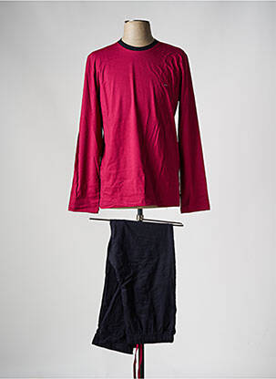 Pyjama col rond rouge EDEN PARK homme