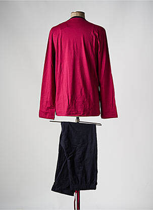 Pyjama col rond rouge EDEN PARK homme