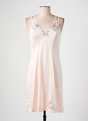 Jupon /Fond de robe rose MARJOLAINE pour femme seconde vue