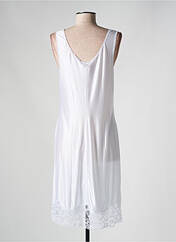 Jupon /Fond de robe blanc MARJOLAINE pour femme seconde vue