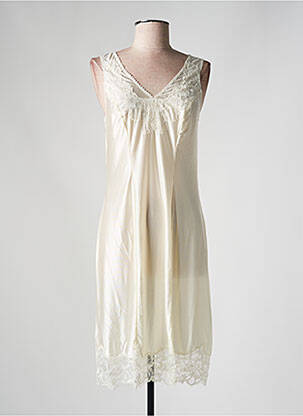 Jupon /fond de robe taille normale beige MARJOLAINE femme