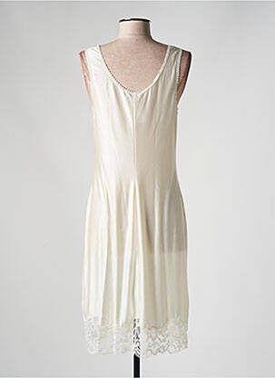 Jupon /fond de robe taille normale beige MARJOLAINE femme