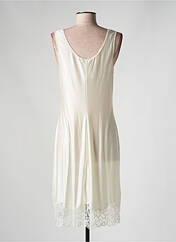 Jupon /Fond de robe beige MARJOLAINE pour femme seconde vue