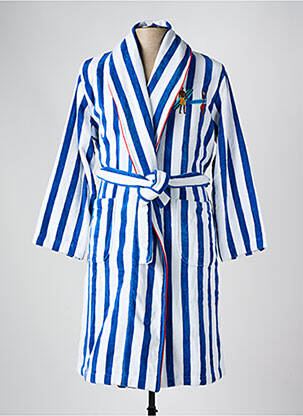 Peignoir imprimé rayures bleu ARTHUR homme