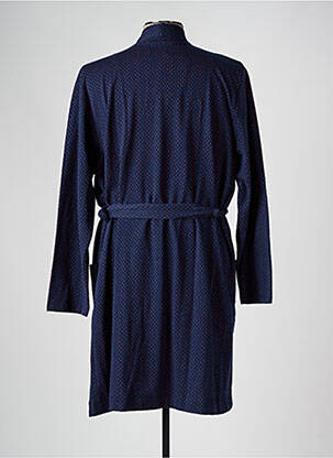 Robe de chambre imprimé fantaisie bleu MASSANA homme