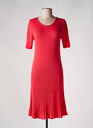 Robe mi-longue manches courtes manches courtes orange RAGWEAR femme