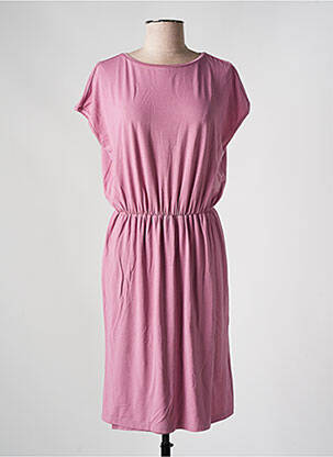 Robe mi-longue manches courtes manches courtes violet RAGWEAR femme