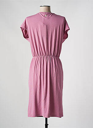 Robe mi-longue manches courtes manches courtes violet RAGWEAR femme