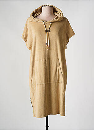 Robe courte manches courtes manches courtes beige RAGWEAR femme
