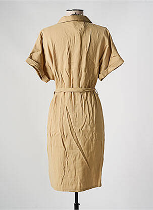 Robe courte manches courtes manches courtes beige RAGWEAR femme