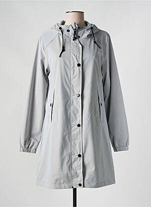Imperméable poches a capuche gris RAGWEAR femme