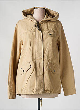 Parka manches longues a capuche beige RAGWEAR femme