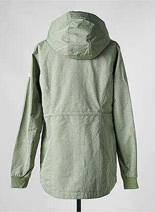 Imperméable manches longues a capuche vert RAGWEAR femme