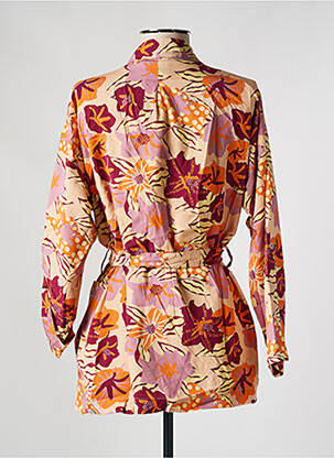 Veste kimono col cache-coeur orange RAGWEAR femme