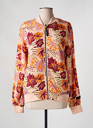 Blouson col v orange RAGWEAR femme