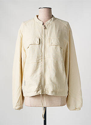 Veste casual col rond beige RAGWEAR femme