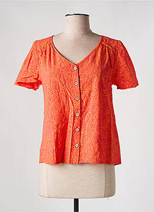 Chemisier manches courtes manches courtes orange RAGWEAR femme