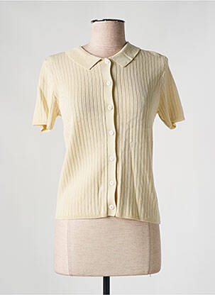 Gilet manches courtes fermeture boutonnée sur le devant beige RAGWEAR femme