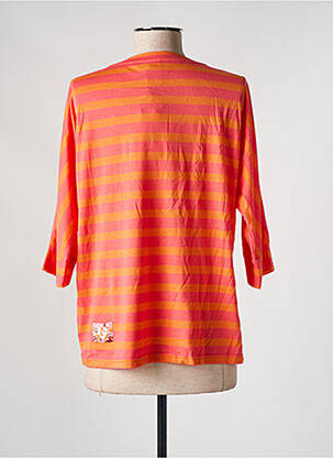 T-shirt manches 3/4 manches 3/4 orange RAGWEAR femme