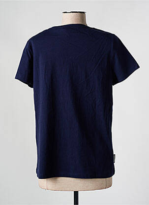T-shirt sérigraphie manches courtes bleu RAGWEAR femme