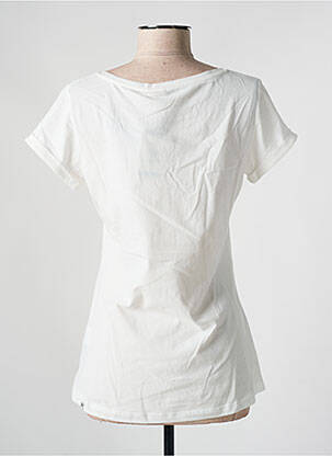 T-shirt sérigraphie manches courtes blanc RAGWEAR femme