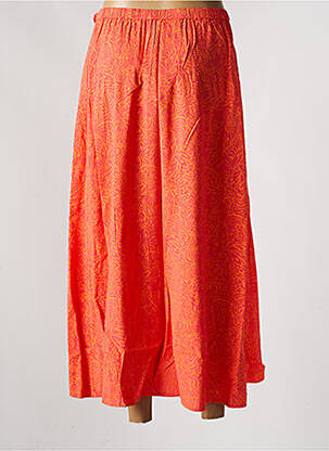 Jupe longue taille élastique orange RAGWEAR femme
