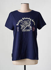 T-shirt bleu RAGWEAR pour femme seconde vue