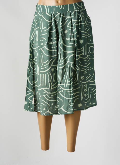 Jupe mi-longue vert RAGWEAR pour femme