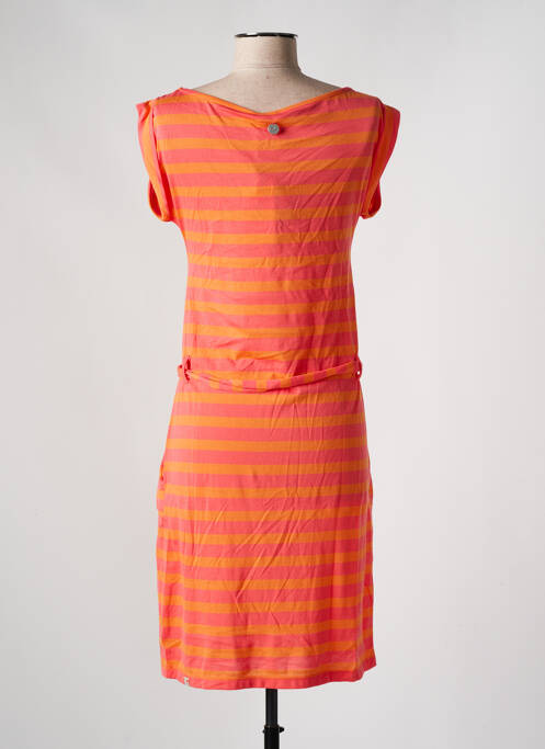 Robe mi-longue orange RAGWEAR pour femme