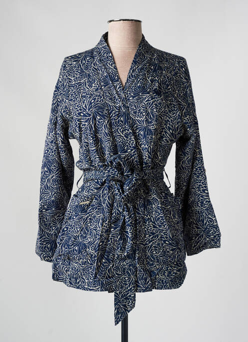 Veste kimono bleu RAGWEAR pour femme