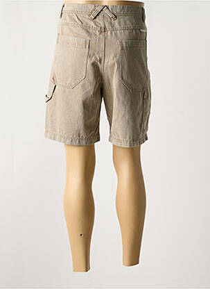 Short fermeture zippée sous rabat boutonné taille normale marron RAGWEAR homme