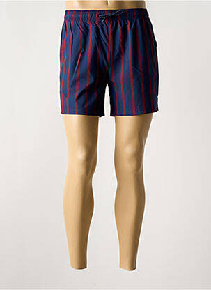 Short de bain imprimé rayures bleu RAGWEAR homme