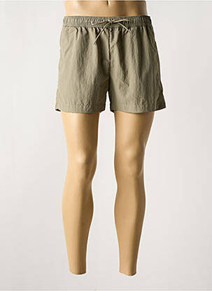 Short de bain tissage popeline vert RAGWEAR homme