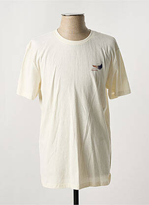 T-shirt coupe cintrée manches courtes beige RAGWEAR homme