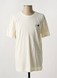 T-shirt coupe cintrée manches courtes beige RAGWEAR homme