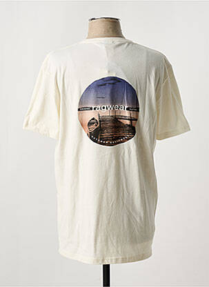 T-shirt coupe cintrée manches courtes beige RAGWEAR homme