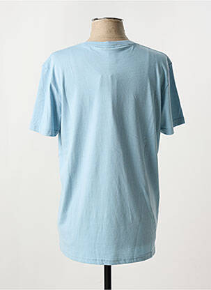 T-shirt broderie manches courtes bleu RAGWEAR homme