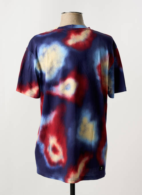 T-shirt coupe cintrée manches courtes bleu RAGWEAR homme