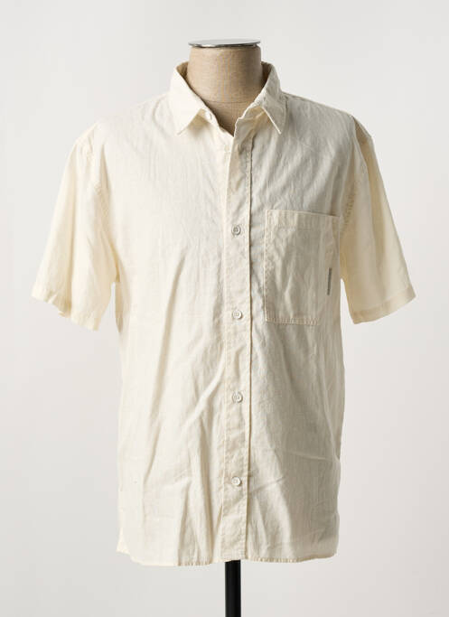 Chemise manches courtes beige RAGWEAR pour homme